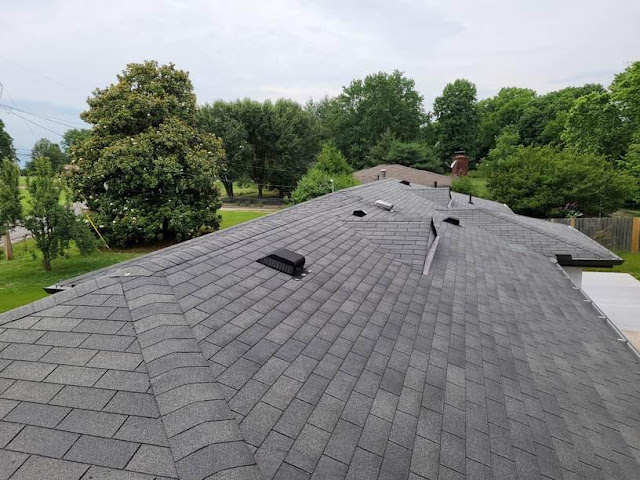 the pitch for an asphalt shingle roof