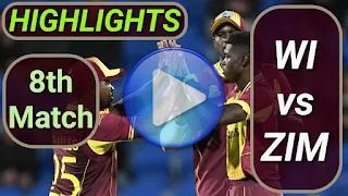 WI vs ZIM 8th Match