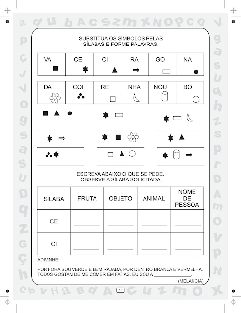 Coleção Ciranda das Silabas Volume 5 para Baixar