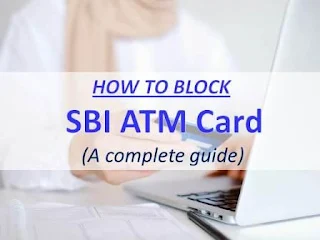 How to Block the SBI ATM Card Online