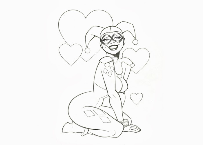 Harley Quinn Kiss Coloring Pages 144 Best Images About
