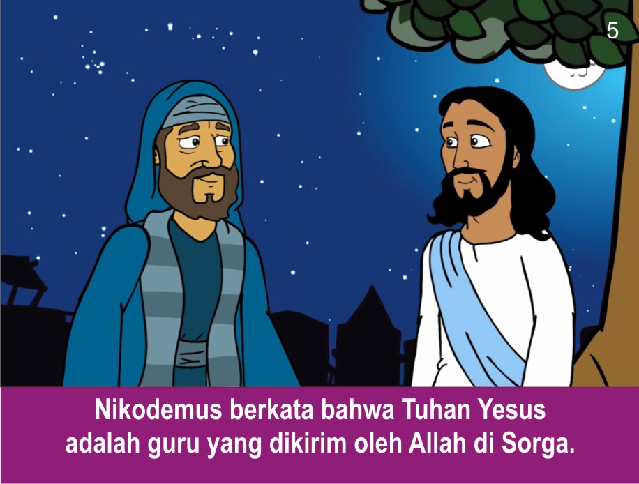 Komik Alkitab Anak: Tuhan Yesus dan Nikodemus