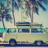 Travel Trailer propane gas is existence