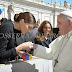 Miss Universe 2013 meets Pope Francisco in Vatican City