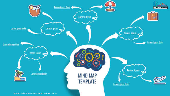 Mind map template mental health