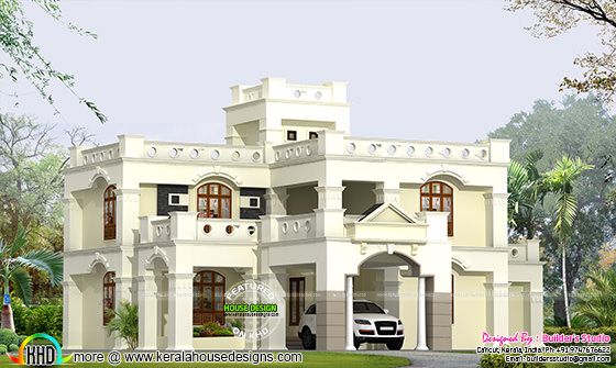 339 Sq-M Colonial home design