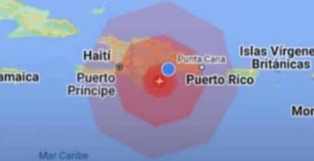  Se registra sismo de 5.7 al sureste de la República Dominicana
