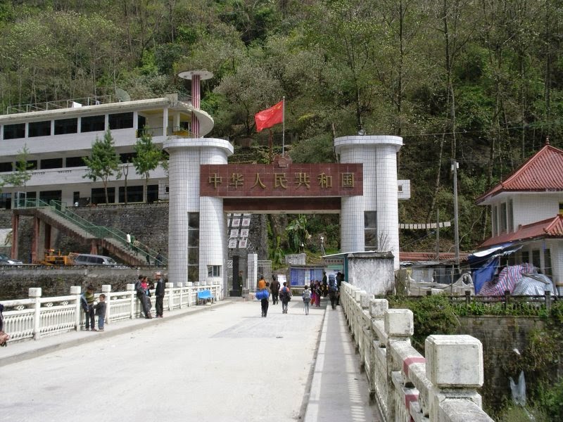 The border between Nepal and China