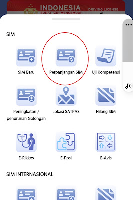 cara perpanjang SIM full online