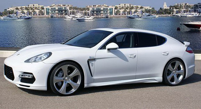 Porsche Panamera by Hofele Front Side View Picture