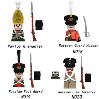 Russian Napoleonic Soldiers LEGO Compatible from Aliexpress