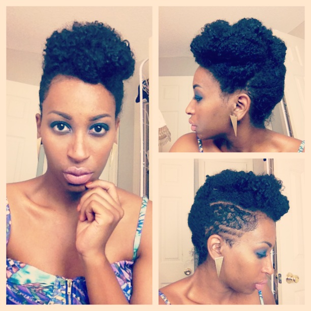 Up Styles For Natural Hair