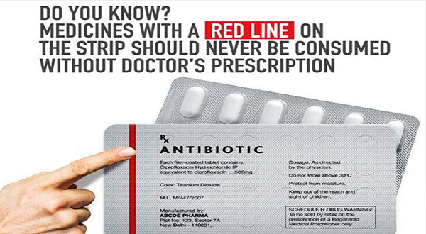 Meaning of the red line on antibiotics| meaning of Rx, NRx, and XRx