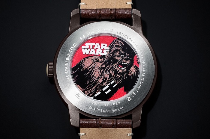 Chewbacca Fossil Star Wars Watch