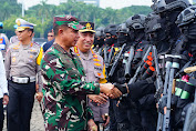  Panglima TNI dan Kapolri Pimpin Apel Gelar Pasukan Pengamanan Idul Fitri 