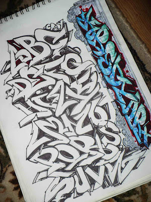 graffiti font tattoos. Create Graffiti Fonts In The