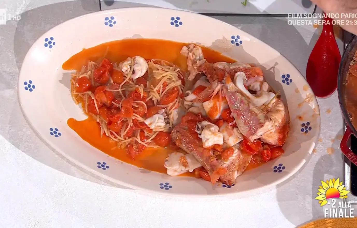 Pasta con ciambotto di pesce di Antonella Ricci