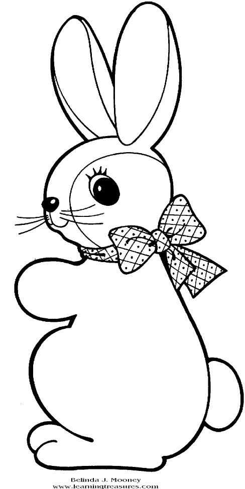 happy easter bunnies coloring pages. Easter Bunny coloring pages