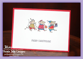 Merry Mice Stamp Set, Merry Christmouse, Christmas Card