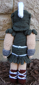 Spartan doll -- free crochet amigurumi pattern