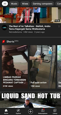 Gambar Youtube Shorts Home