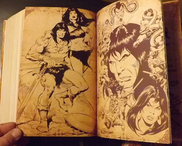 Conan the Barbarian Custom Bound Hardcover Comic Books, John Buscema, Ernie Chan, Art Gallery