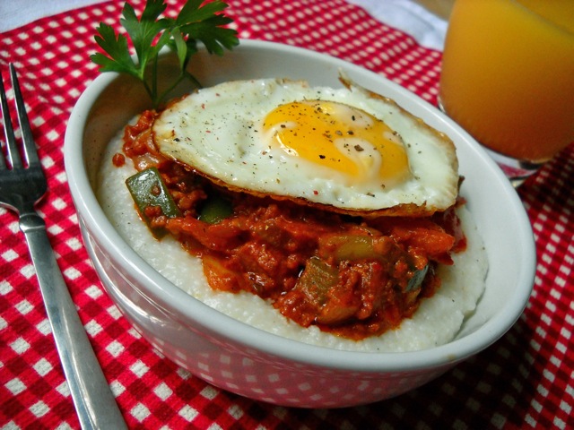 fruit bowl recipe. Chorizo Breakfast Bowl