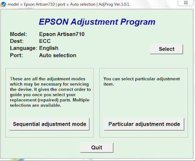 How to Reset Epson Artisan 710 Reset Program DOWNLOAD