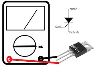 how-to-check-Silicon-controlled-rectifier-with-multimeter