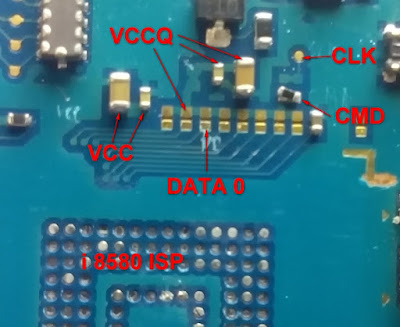 ISP PinOut Samsung GT-I8550