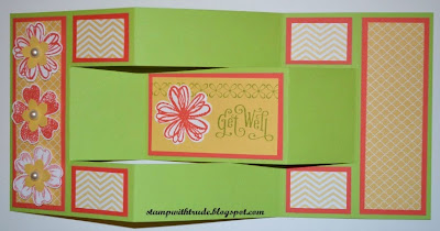 http://stampwithtrude.blogspot.com Stampin' Up! Get Well card by Trude Thoman Flowershop stamp set