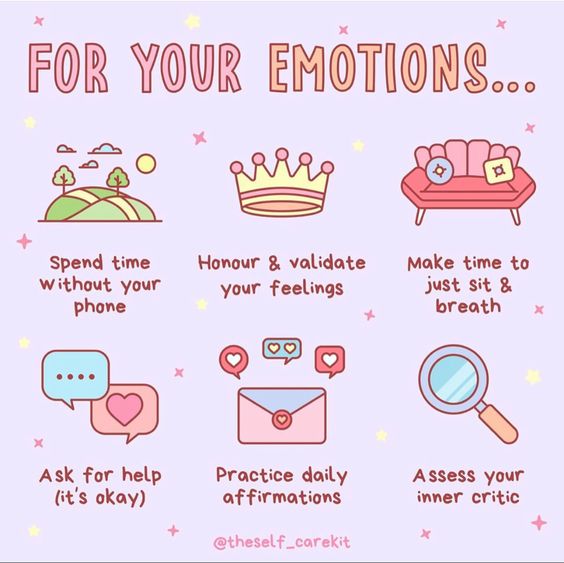 6 TIPS FOR YOUR EMOTIONS