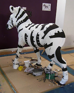 zany zebra work in progress Davey