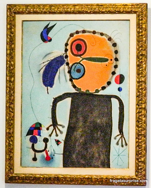 Obra de Joan Miró no Museu Botero de Bogotá