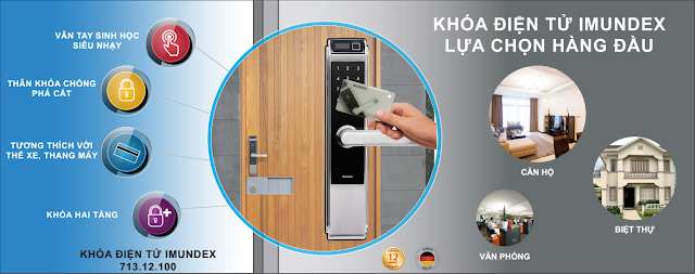 đại lý khóa cửa điện tử nhập khẩu