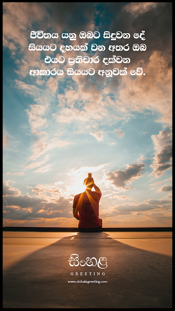 Sinhala Motivation Quotes - Positive Thinking - 15