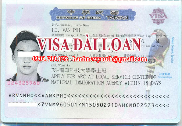 Dịch vụ làm visa Đài Loan gấp từ 3-5 ngày làm việc