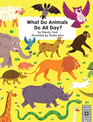 Children who love animals will love this book! What Do Animals Do All Day? explores animals grouped by their habitat and the jobs they do within their natural environment. From a coral reef to a desert to the North Pole to your own backyard and more, kids will learn a lot about a variety of animals! #WhatDoAnimalsDoAllDay #childrenslit #nonfiction #aniamls