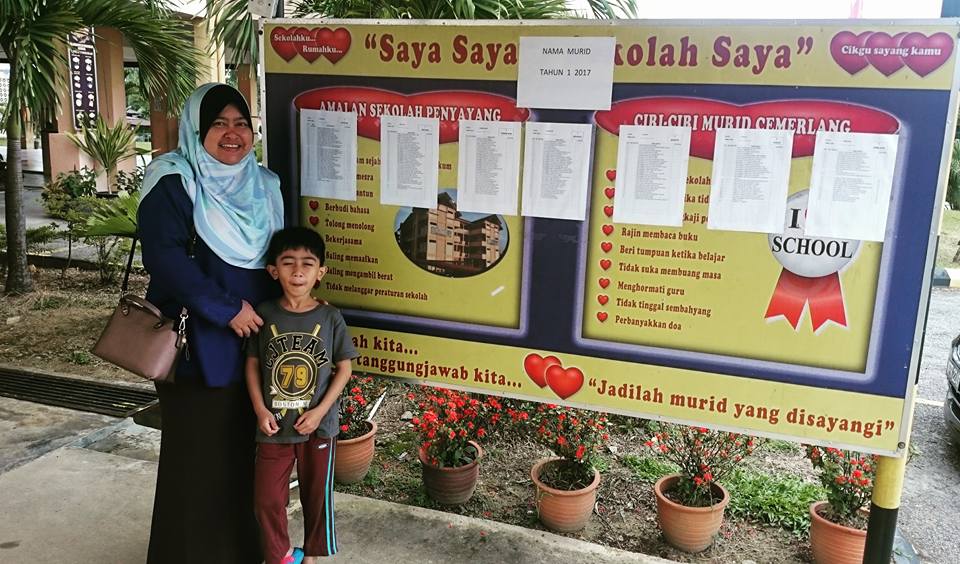 Today BAHAGIA: Pengalaman dan persediaan anak masuk darjah 1