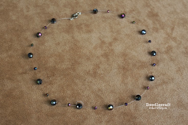 Faceted Floating Necklace!