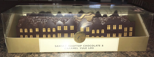 Santa’s Rooftop Chocolate and Caramel Yule Log Marks & Spencer