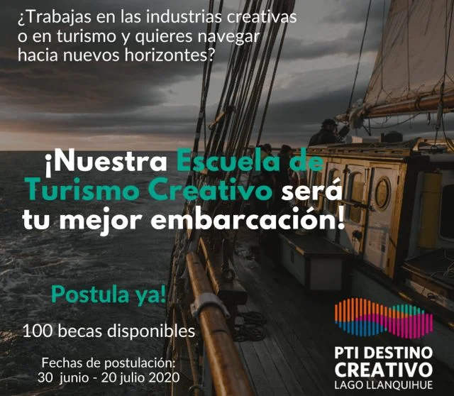 100 becas para Escuela de Turismo Creativo en la Cuenca del Lago Llanquihue