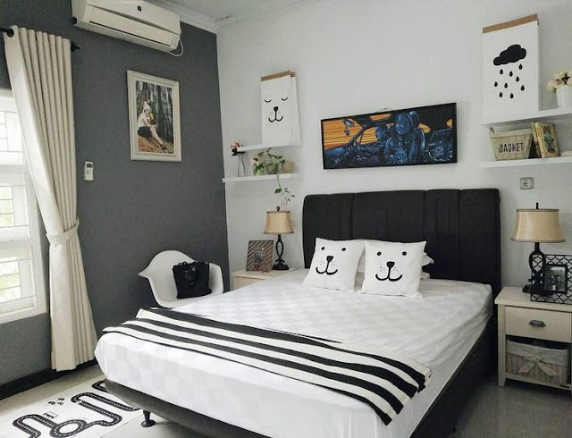 Desain kamar tidur minimalis ala korea