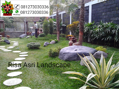 gambar taman, taman minimalis, taman tropis batu, roof garden, taman atap