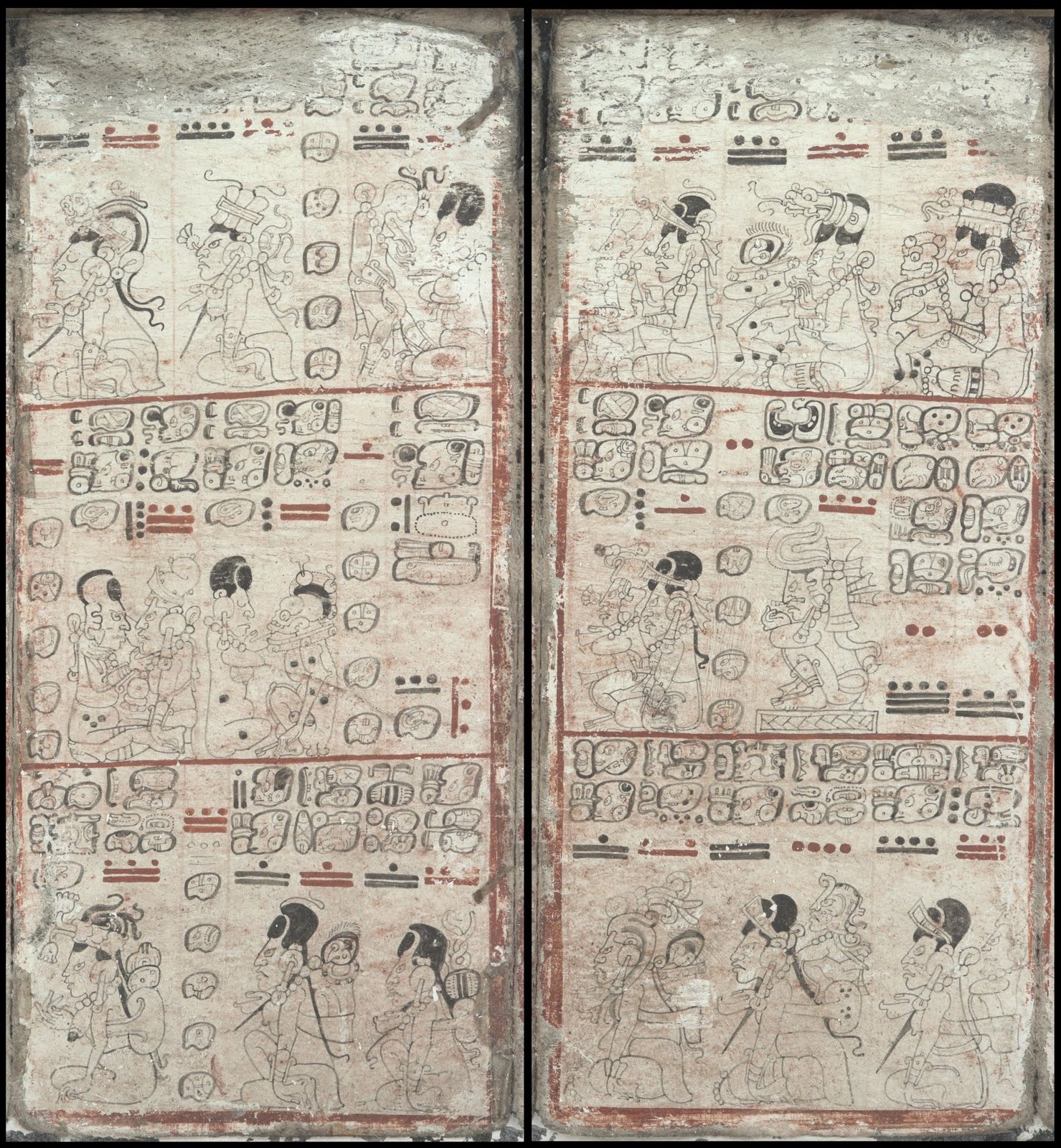 Mayan codex Dresden - The Moon Goddess; illness and birth