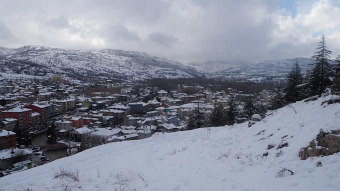 ​Konya'nın Bozkır ilçesinde eğitime kar tatili