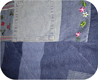 ProsperityStuff Denim Jeans Quilt detail 2