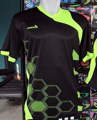 Desain Jersey Futsal Specs Warna Hitam