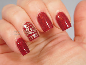 Messy Mansion MM84XL over Spellbound Nails Merry & Bright