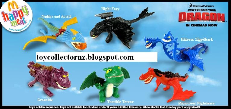 McDonalds Dragon Happy Meal Toys  Toy Collector New Zealand